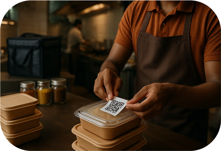 QR code generation for restaurant feedback